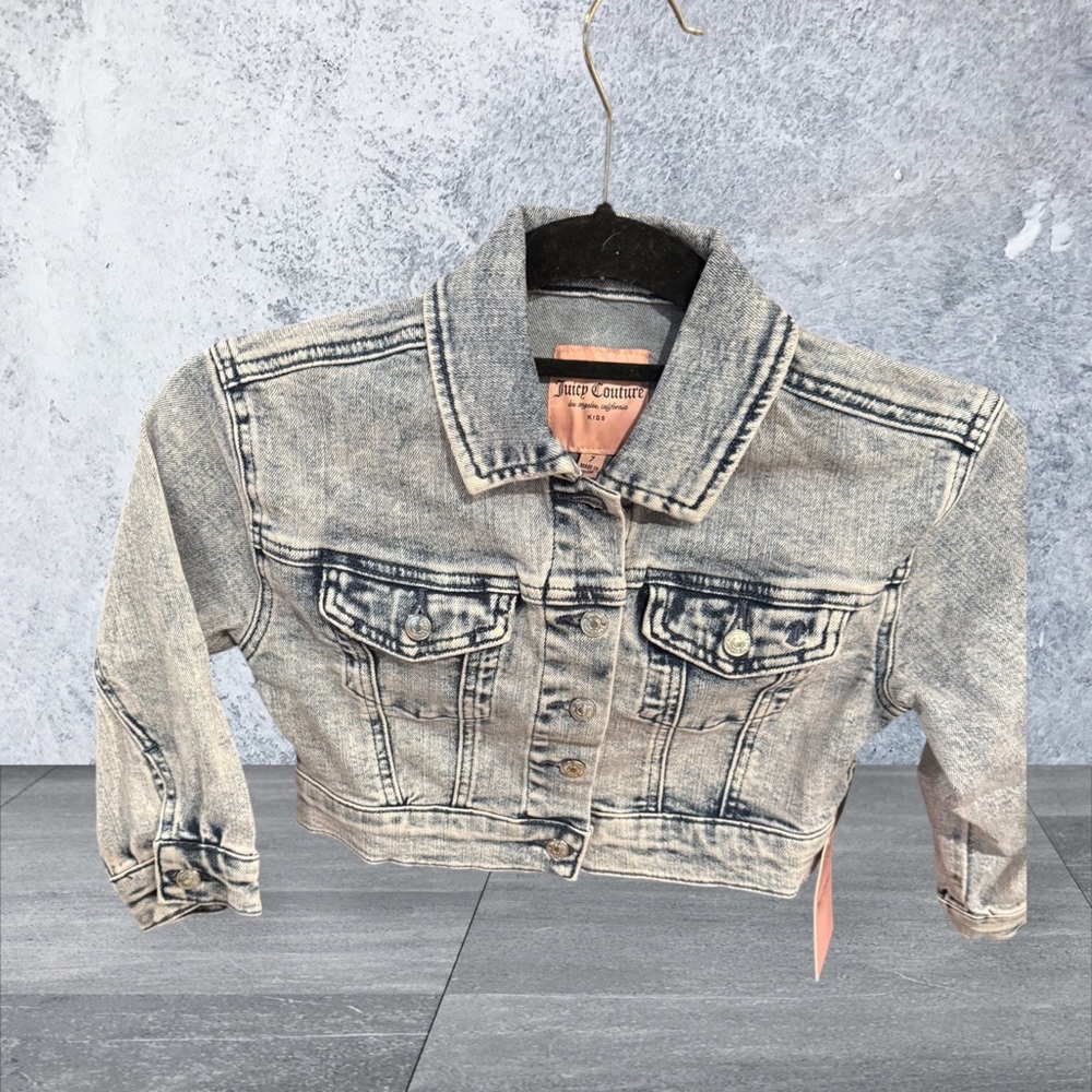 Juicy Couture Kids Jean Jacket - Gray